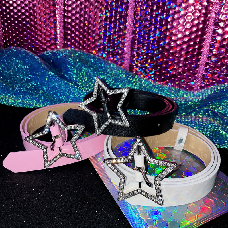 Y2K Star Belt