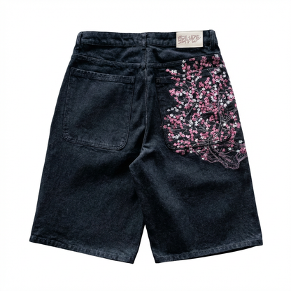 Cherry Blossom Jorts
