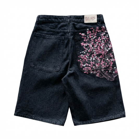 Cherry Blossom Jorts