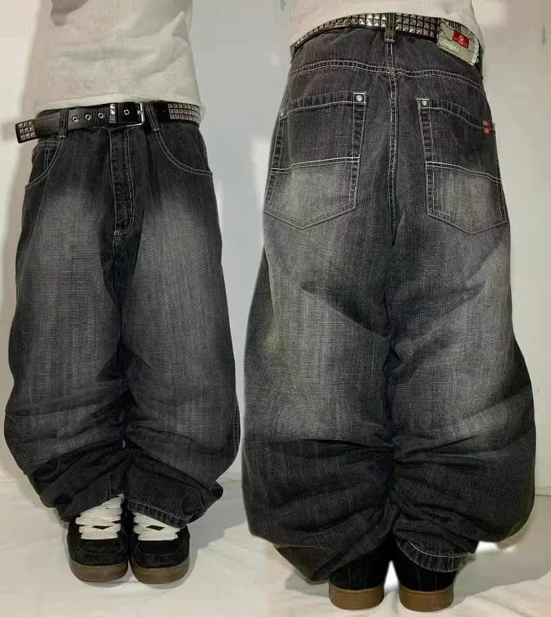 Y2K Cyber-Sigilism Baggy Jeans