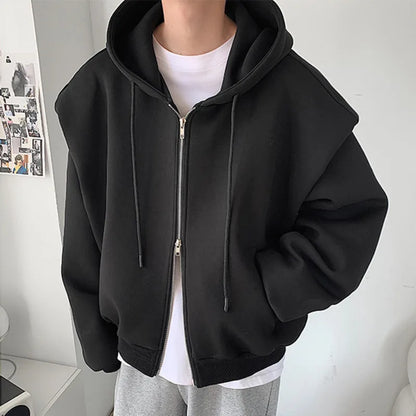 Double Zipper Essential Zip Up