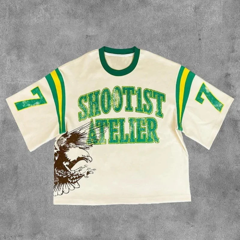 Y2K Tee "Shot 1st"