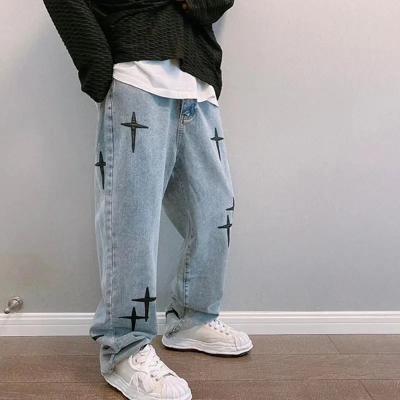 Y2K "Star Light" Baggy Jeans