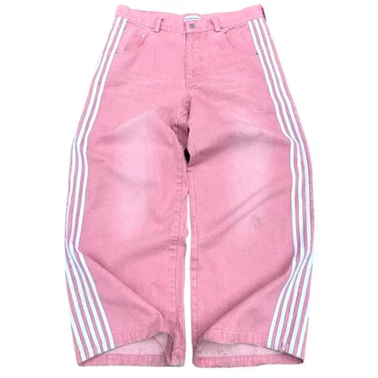 Three Striped Baggy Jeans