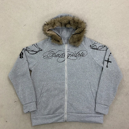 Fur Gothic Zip Up