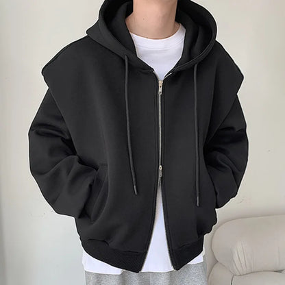 Double Zipper Essential Zip Up