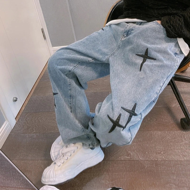 Y2K "Star Light" Baggy Jeans