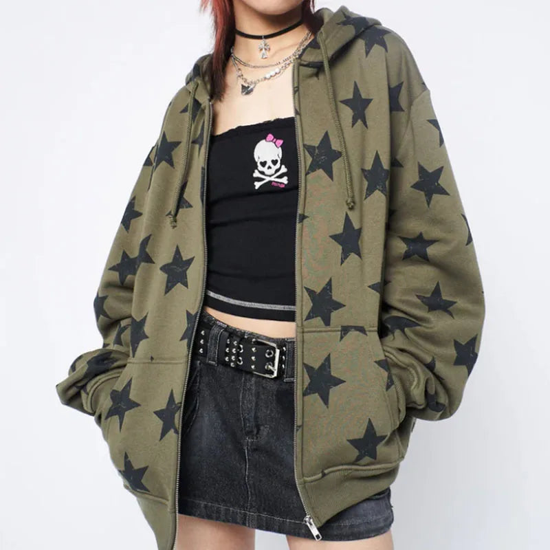 Punk Stars Zip Up UNISEX