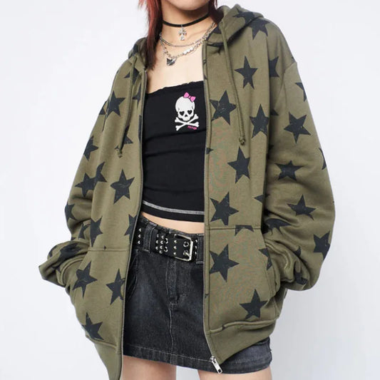 Punk Stars Zip Up UNISEX