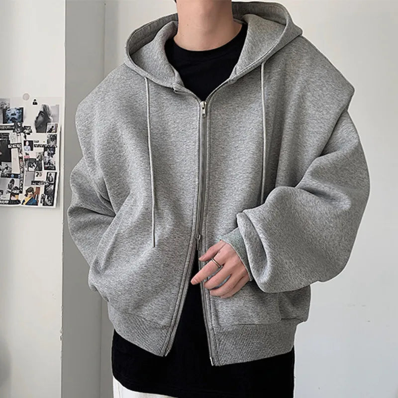 Double Zipper Essential Zip Up